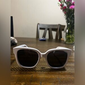 Celine Paris white glasses